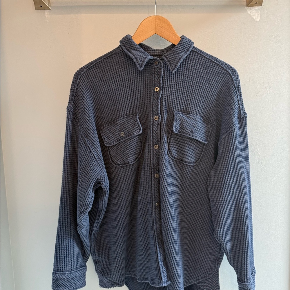 Aerie Knit Button-Down